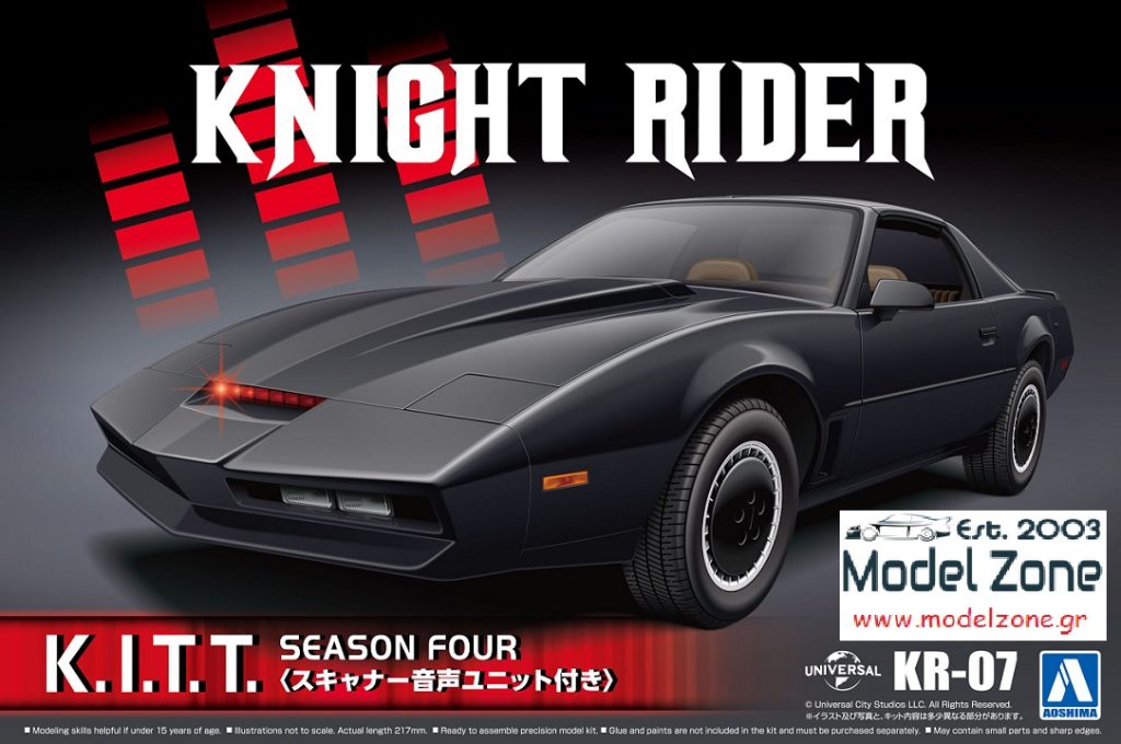 KNIGHT RIDER – K.I.T.T SEASON IV + SCANNER & SOUND UNIT  1/24  065617