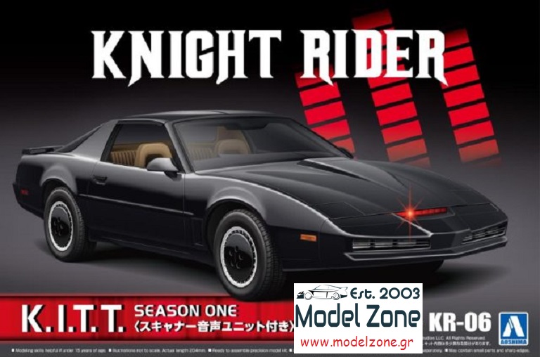 KNIGHT RIDER – K.I.T.T SEASON ONE + SCANNER & SOUND UNIT  1/24  065600